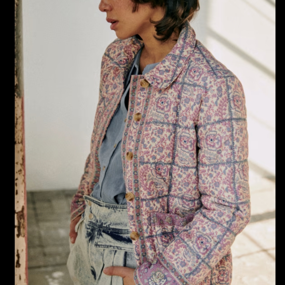 SOLD-Sezane & Sea New York quilted jacket